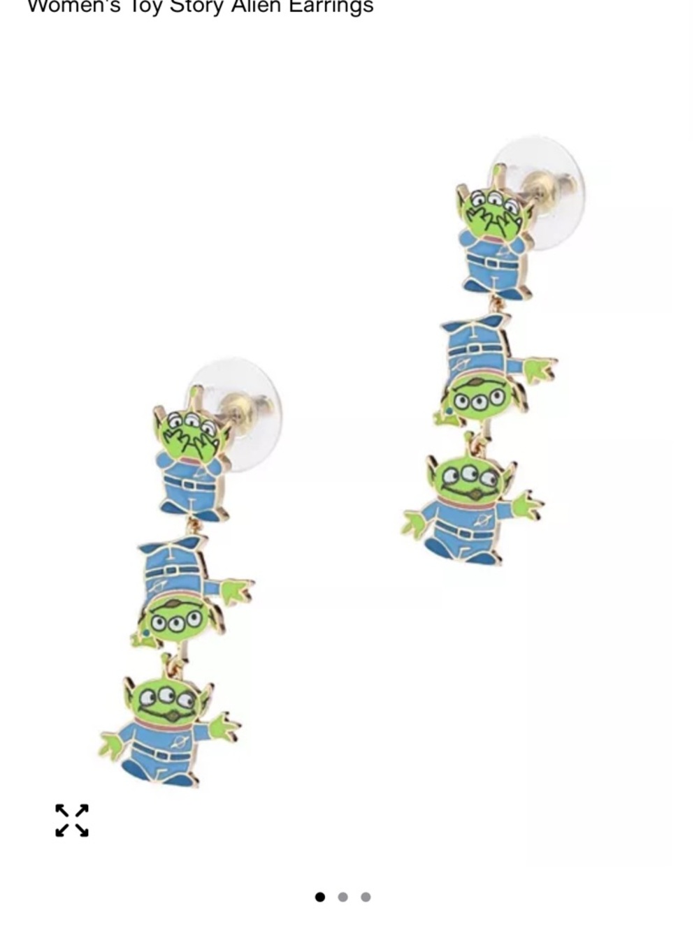 Pixar x Baublebar Toy Story Aliens earrings